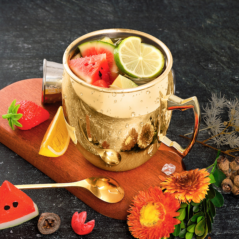 Moscow Mule Stainless Steel Mu - Mule Copper Mug reseña y precio